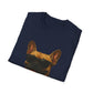 French Bulldog Wearing Sunglasses - Adult T-Shirt