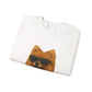 Pomeranian Wearing Sunglasses - Adult Crewneck Sweatshirt