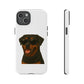 Rottweiler Wearing Sunglasses - Tough Phone Case