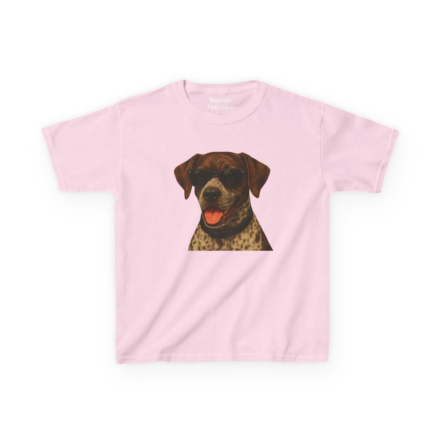 German Shorthaired Pointer Wearing Sunglasses - Kids Tee