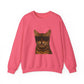 Bengal Cat Wearing Sunglasses - Adult Crewneck Sweatshirt