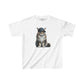 Maine Coon Cat Wearing Baseball Cap - Youth T-Shirt - Too Cute Pets