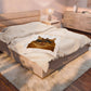 Maine Coon Wearing Sunglasses - Sherpa Blanket