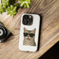 American Shorthair Silver Tabby Wearing Sunglasses - Tough Phone Case