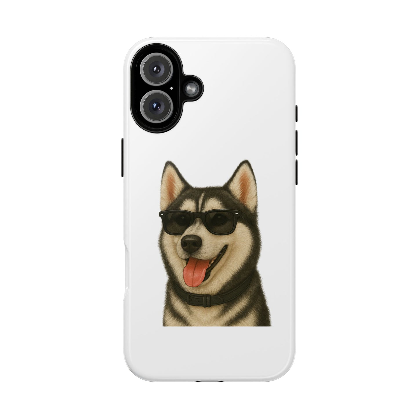Siberian Husky Wearing Sunglasses - Tough Phone Case
