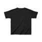 Calico Shorthair Cat Wearing Sunglasses Kids Tee