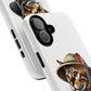 Bengal Cat Wearing a Safari Hat - Tough Phone Case