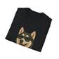 Siberian Husky Wearing Sunglasses - Adult T-Shirt