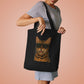 Bengal Cat Wearing Sunglasses Cotton Tote Bag