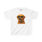 Golden Retriever Wearing Sunglasses - Kids Tee
