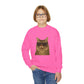 Siberian Cat Wearing Sunglasses - Youth Crewneck Sweatshirt