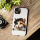 Calico Cat Wearing a Beret - Tough Phone Case