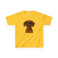 Kids Tee with Dachshund Wearing Sunglasses