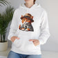 Tabby Cat in Fedora & Suit – Adult Unisex Hoodie