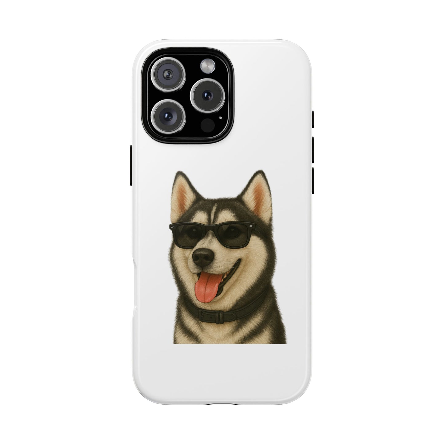Siberian Husky Wearing Sunglasses - Tough Phone Case