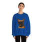 French Bulldog Wearing Sunglasses - Adult Crewneck Sweatshirt