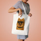 Pomeranian Wearing Sunglasses Cotton Tote Bag