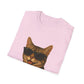 Tabby Cat Wearing Sunglasses - Adult T-Shirt
