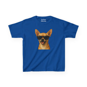 Chihuahua Wearing Sunglasses - Kids Tee