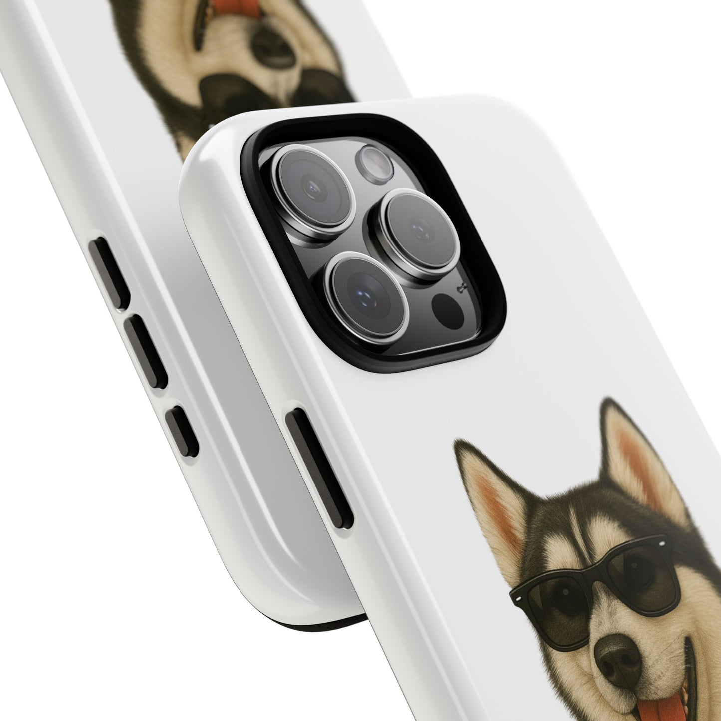Siberian Husky Wearing Sunglasses - Tough Phone Case