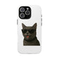 Gray Cat Wearing Sunglasses - Tough Phone Case