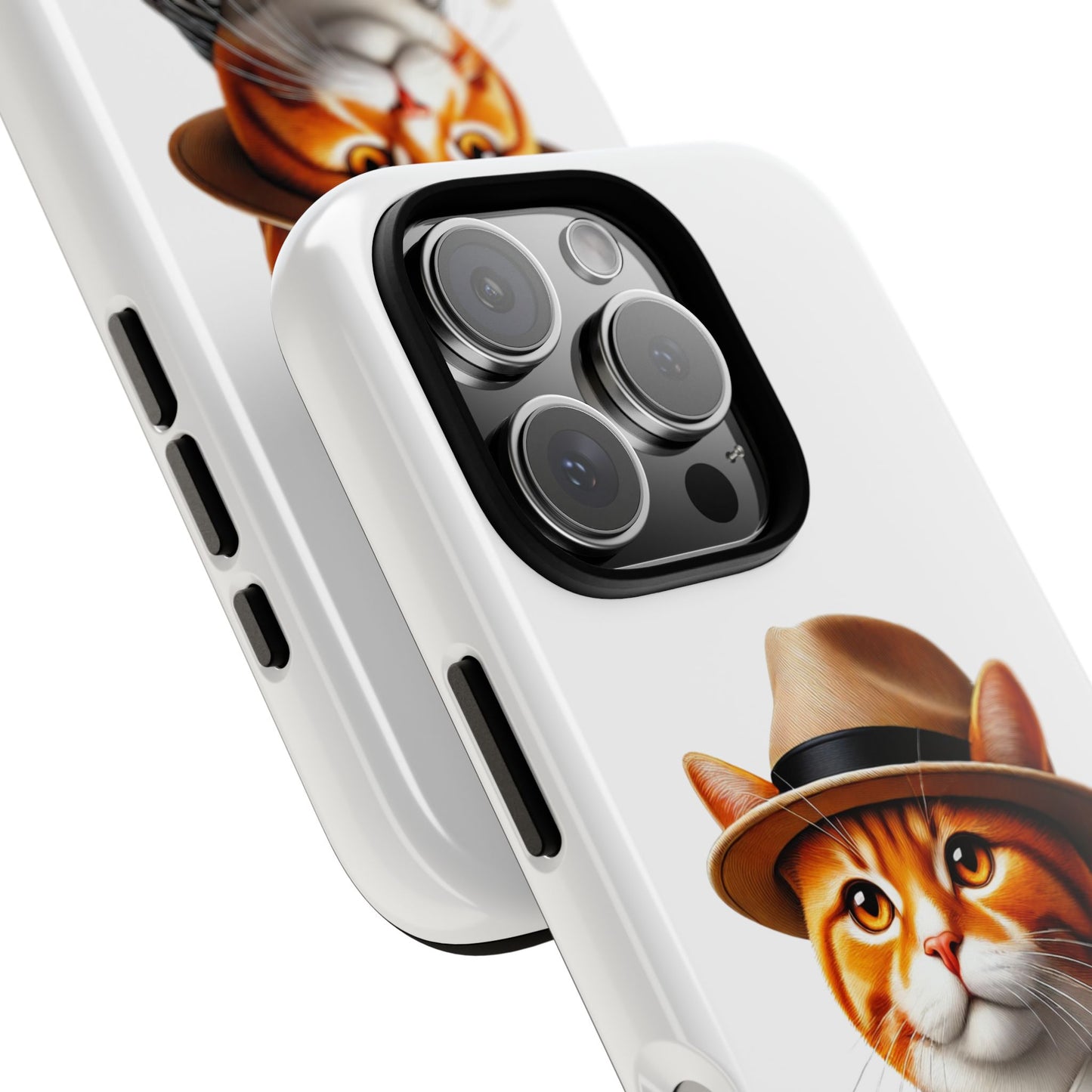Tabby Cat Wearing a Fedora - Tough Phone Case