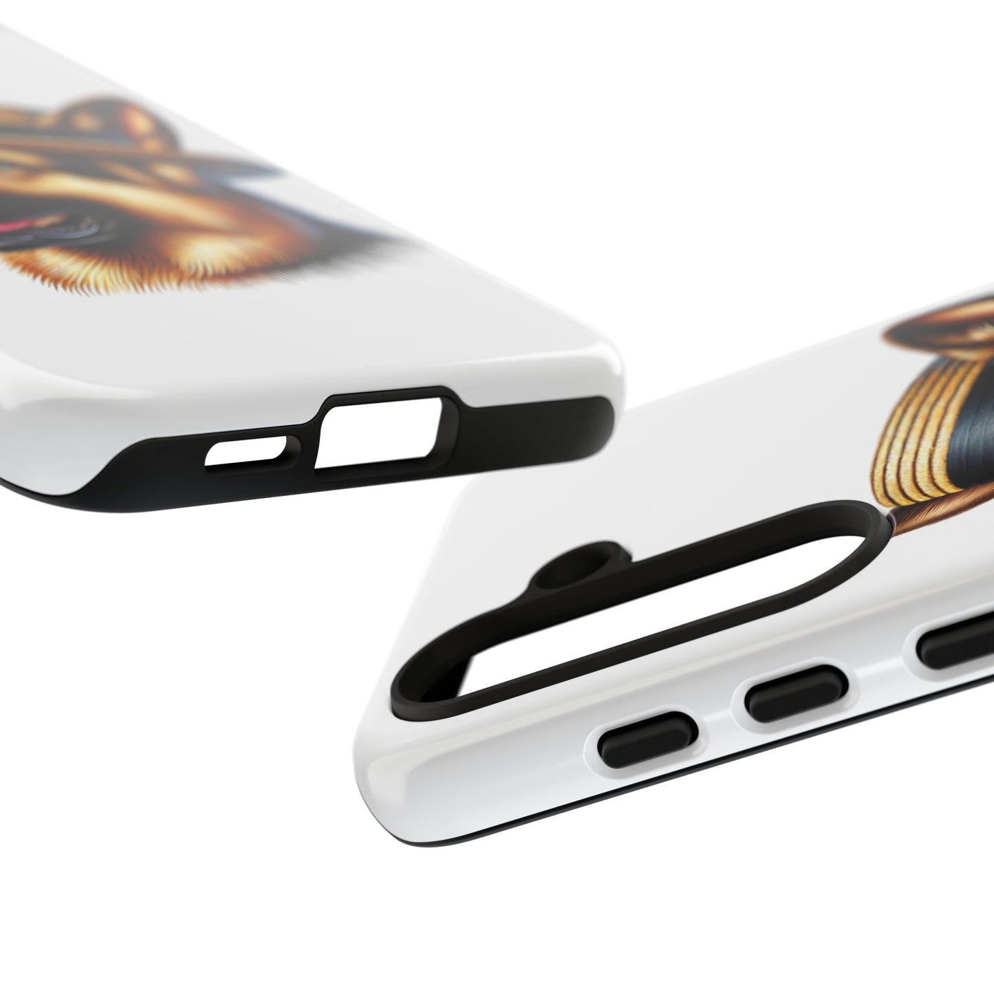 German Shepherd Wearing a Boater Hat - Tough Phone Case