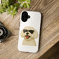 Maltese Wearing Sunglasses - Tough Phone Case