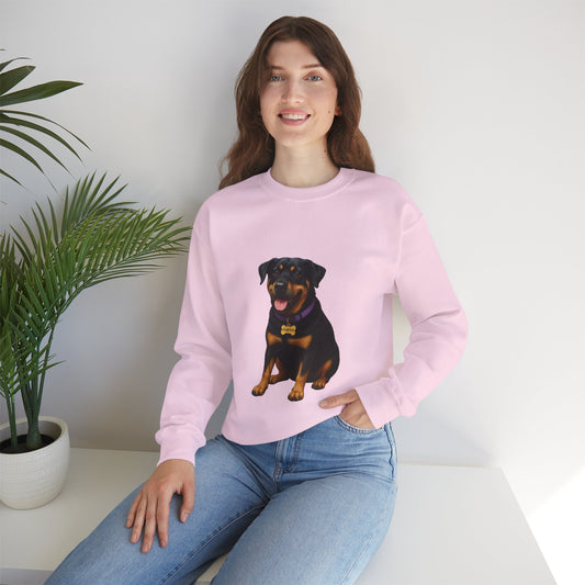 Rottweiler Lab Mix Pumpkin Sweatshirt