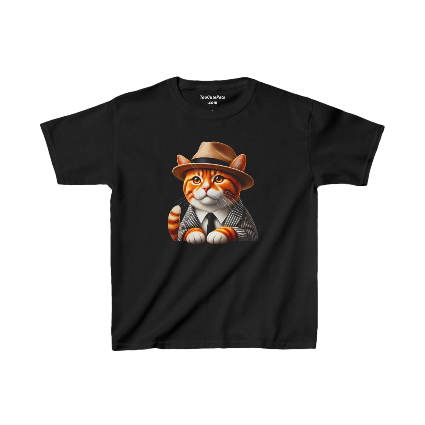 Tabby Cat Dressed In A Suit and Fedora Hat - Too Cute Pets