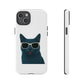 Russian Blue Cat Wearing Sunglasses - Tough Phone Case