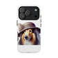 Collie Wearing a Cloche Hat - Tough Phone Case
