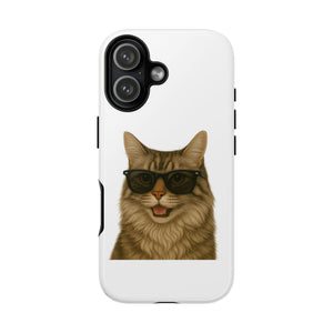 Siberian Cat Wearing Sunglasses - Tough Phone Case