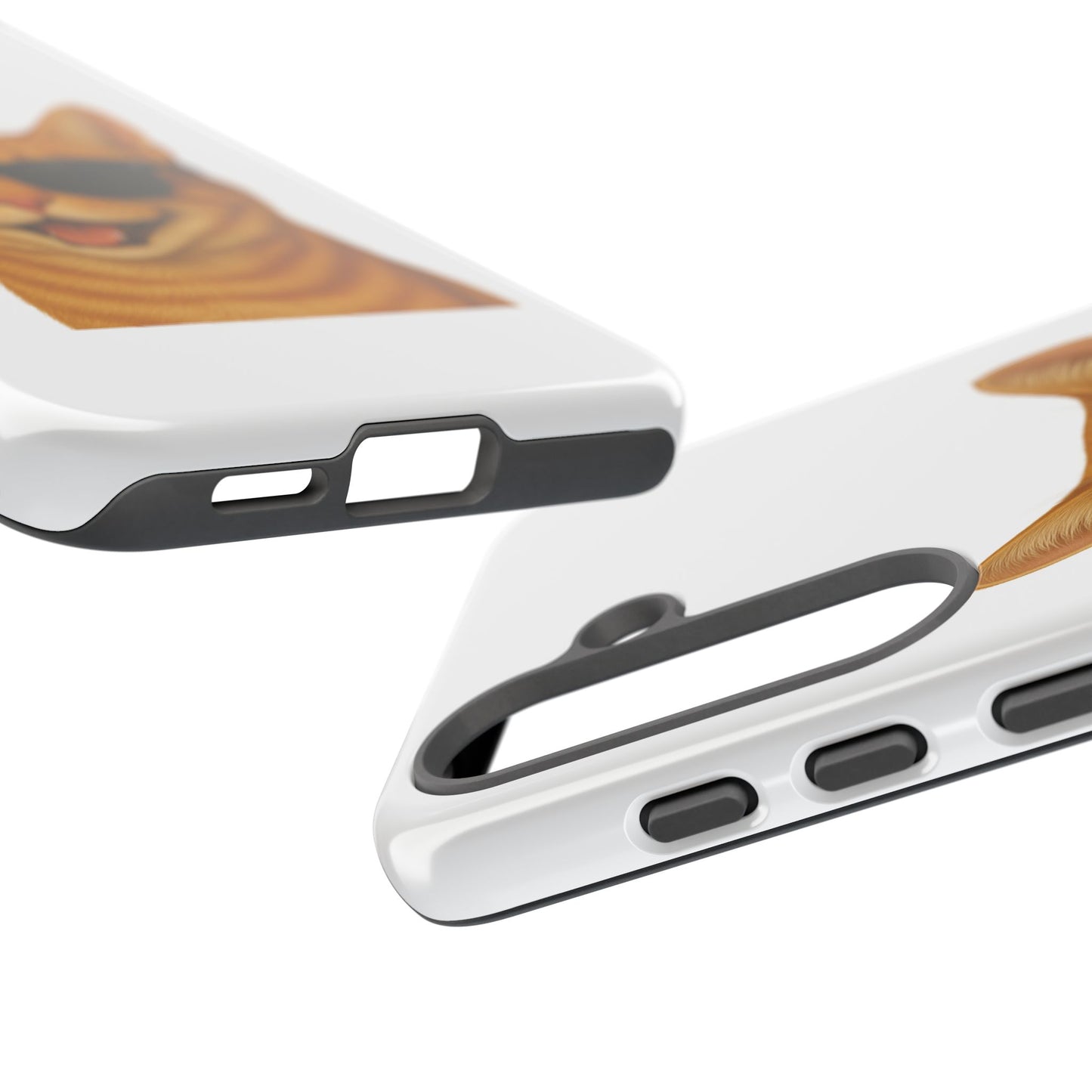 Orange Tabby Cat Wearing Sunglasses - Tough Phone Case