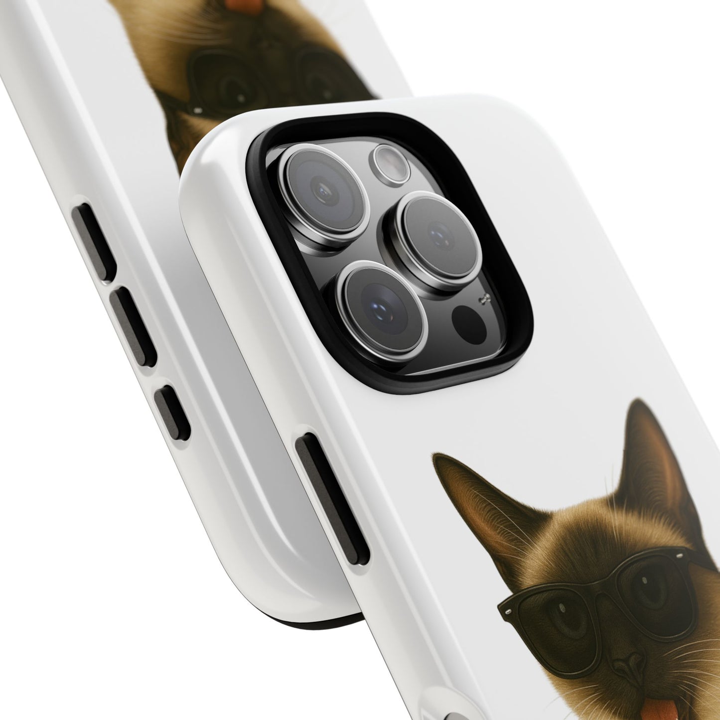 Siamese Cat Wearing Sunglasses - Tough Phone Case