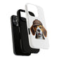 Beagle Wearing a Deerstalker Hat - Tough Phone Case