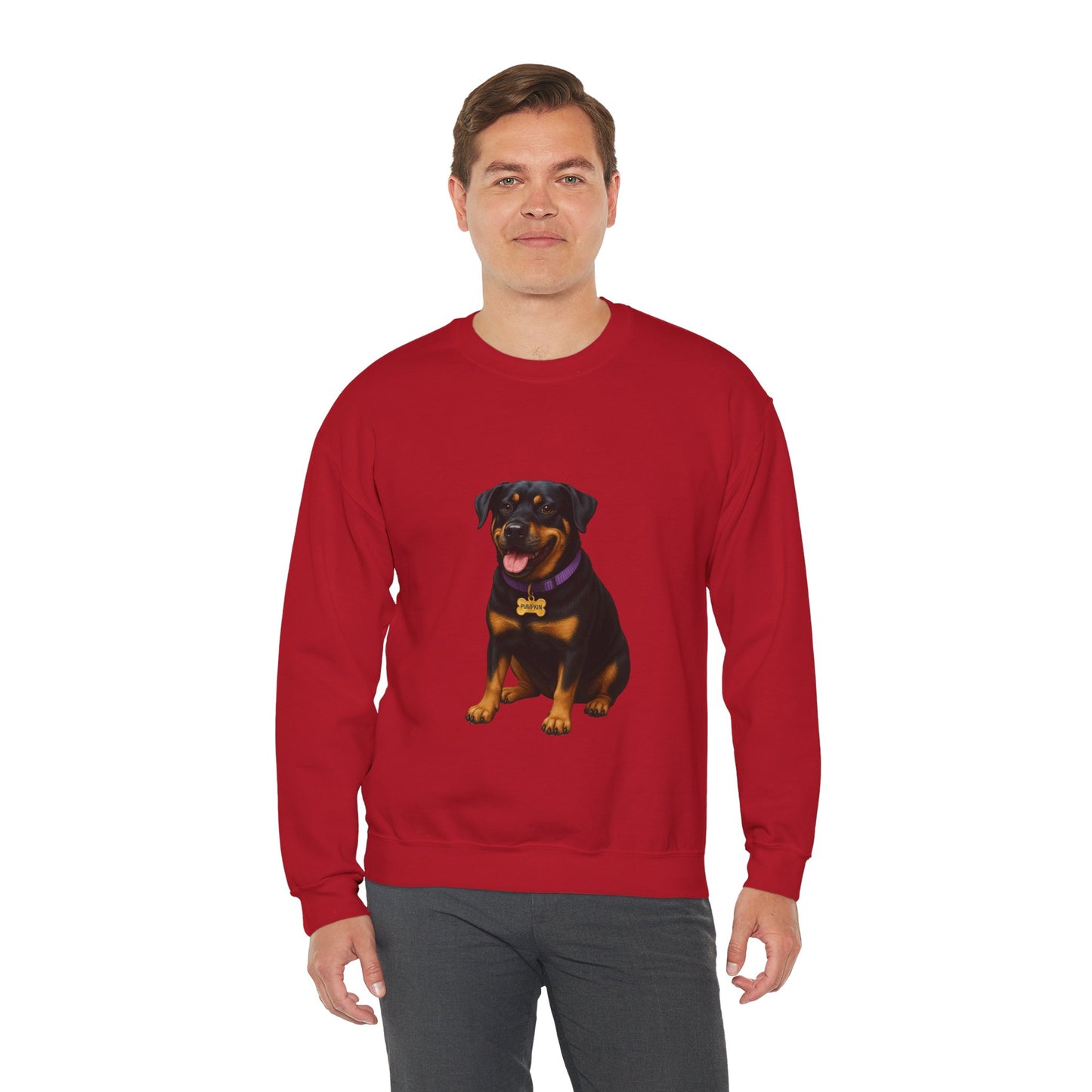 Rottweiler Lab Mix Pumpkin Sweatshirt