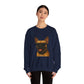 French Bulldog Wearing Sunglasses - Adult Crewneck Sweatshirt
