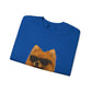 Pomeranian Wearing Sunglasses - Adult Crewneck Sweatshirt