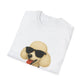 White Poodle Wearing Sunglasses - Adult T-Shirt