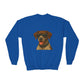 German Shorthaired Pointer Wearing Sunglasses - Youth Crewneck Sweatshirt