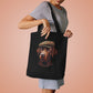 Labrador Wearing a Tweed Flat Cap - Cotton Tote Bag