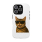 Tabby Cat Wearing Sunglasses - Tough Phone Case