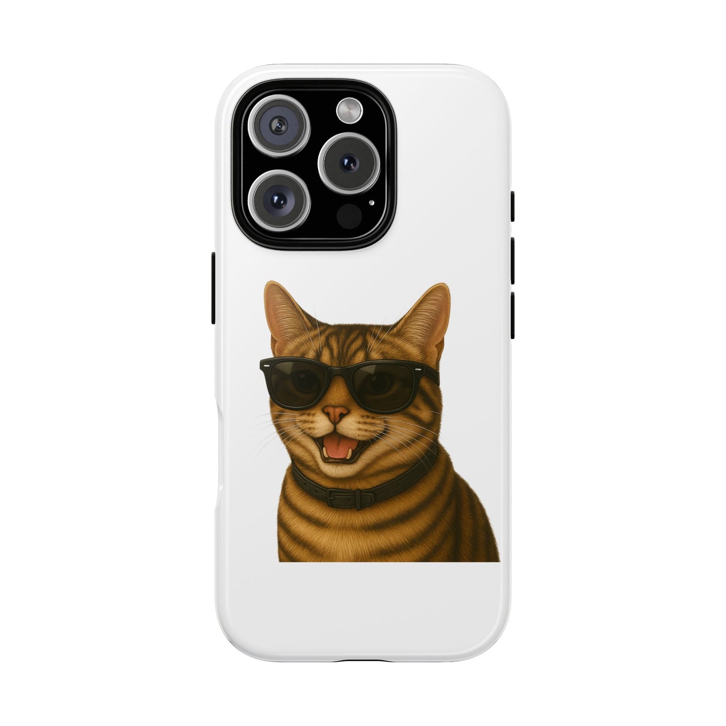 Tabby Cat Wearing Sunglasses - Tough Phone Case
