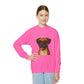 Boxer Dog Wearing Sunglasses - Youth Crewneck Sweatshirt