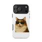 Calico Cat Wearing Sunglasses - Tough Phone Case
