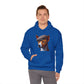 Basenji Wearing Tweed Flat Cap - Adult Hoodie - Too Cute Pets