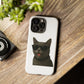 Gray Cat Wearing Sunglasses - Tough Phone Case