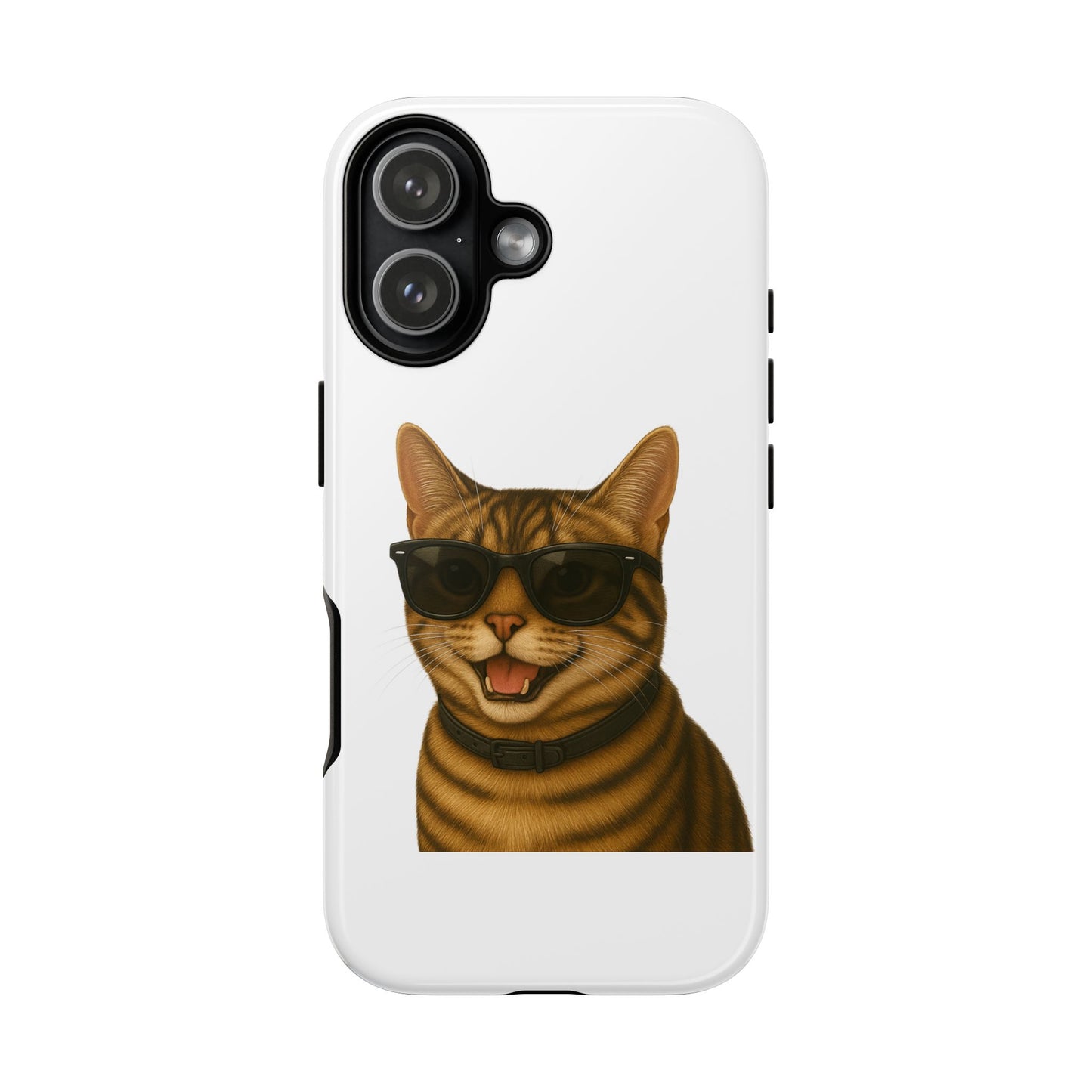 Tabby Cat Wearing Sunglasses - Tough Phone Case