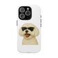Maltese Wearing Sunglasses - Tough Phone Case